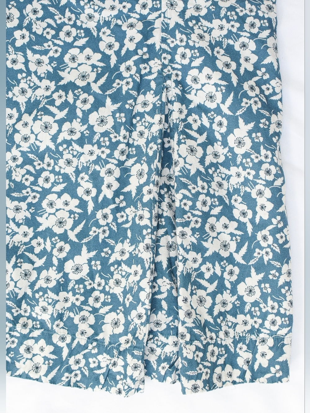 Anthropologie Maeve Floral Sweetheart Mini Dress Babydoll Criss Cross Back Sz M - Picture 5 of 10